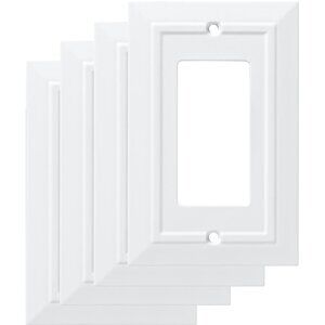 Franklin Brass Classic Architecture Single Decorator Wall Plate - Pack of 4